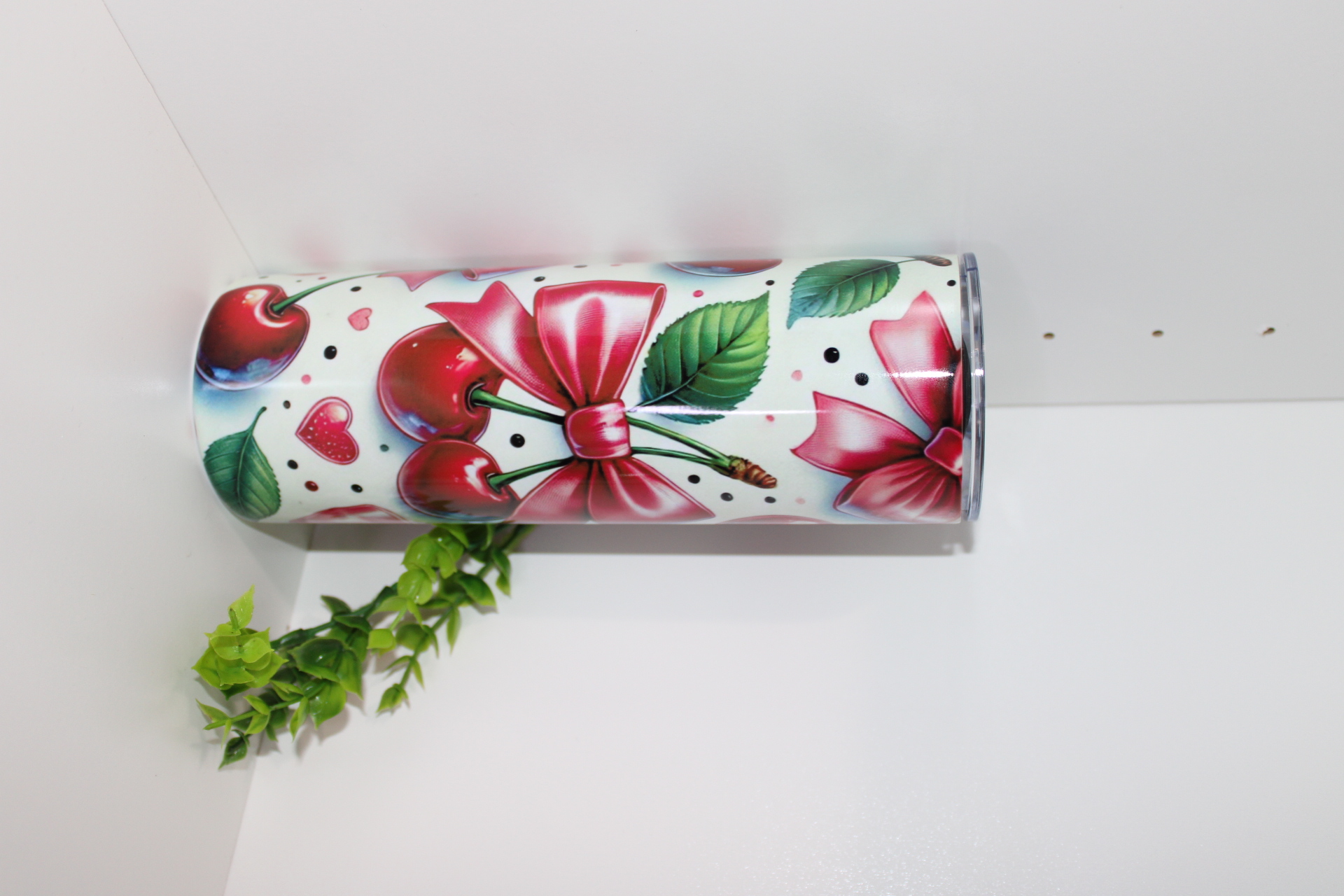 Cherry Bow Tumbler