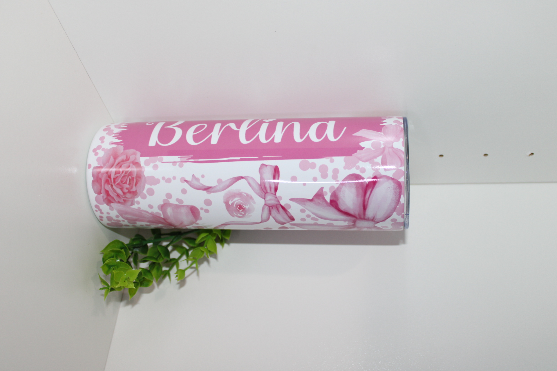 Personalized Blush Bloom Tumbler